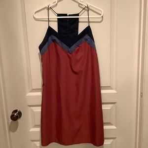 Abercrombie and Fitch Satin midi Dress size small